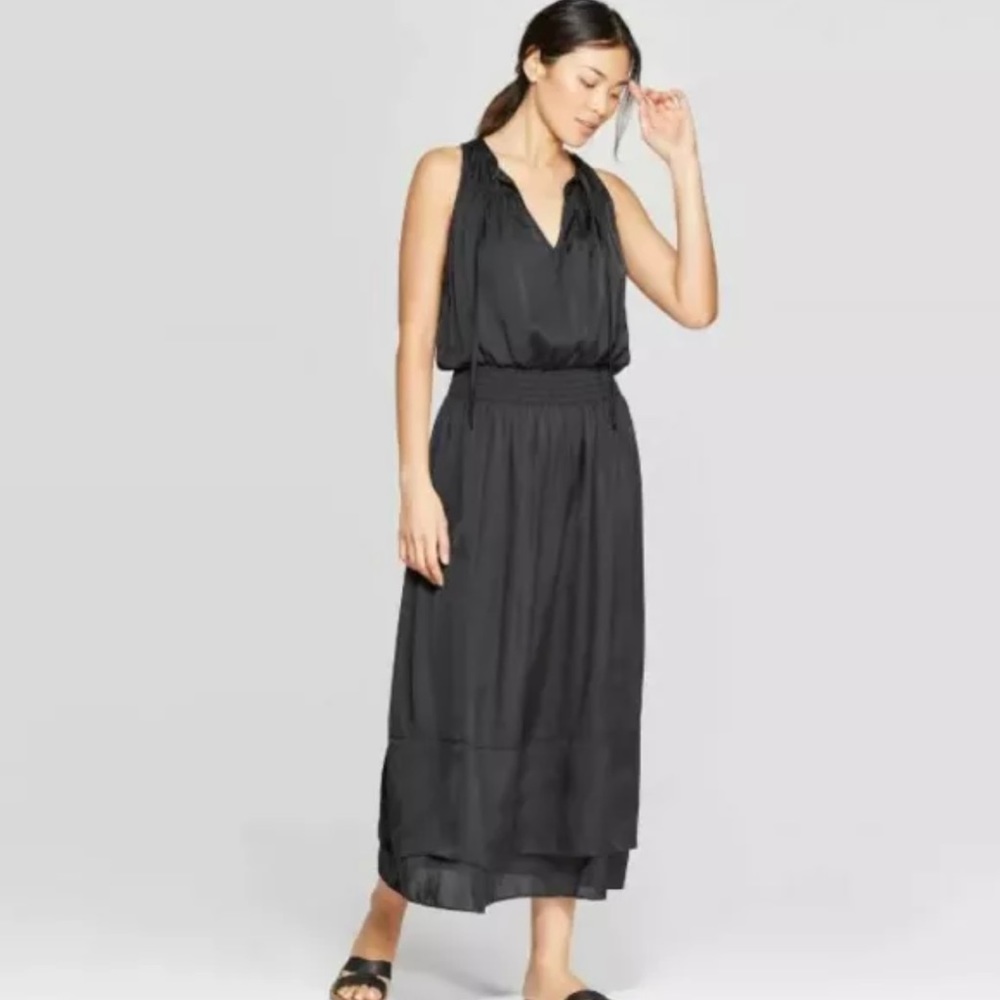 Prologue Sleeveless V-Neck Maxi Dress